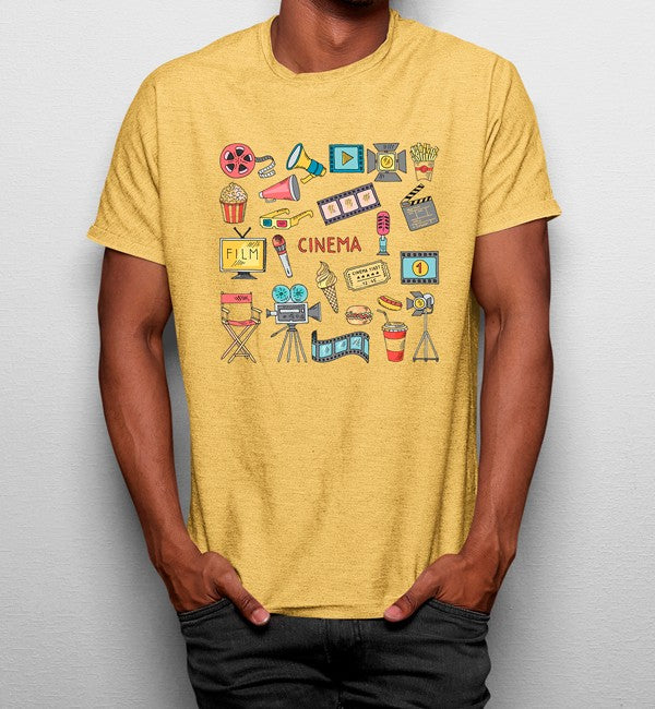 Camiseta Cartoon Cine Creativo