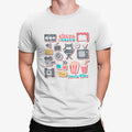 Camiseta Iconos Coloridos