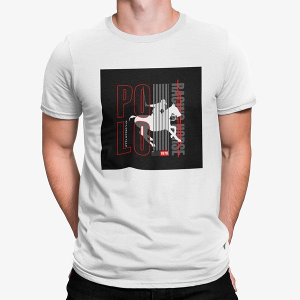 Camiseta Polo Carrera de Caballos