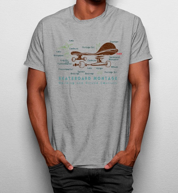 Camiseta Skate Partes
