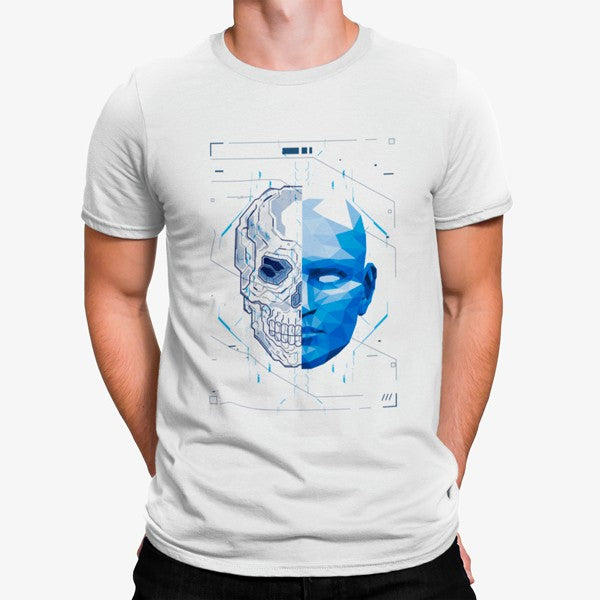 Camiseta Robot Calavera Humano