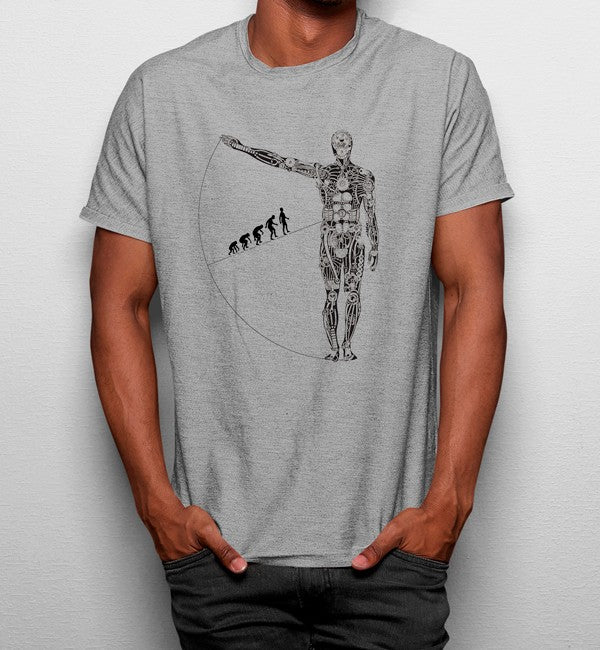 Camiseta Robot Evolución Del Hombre