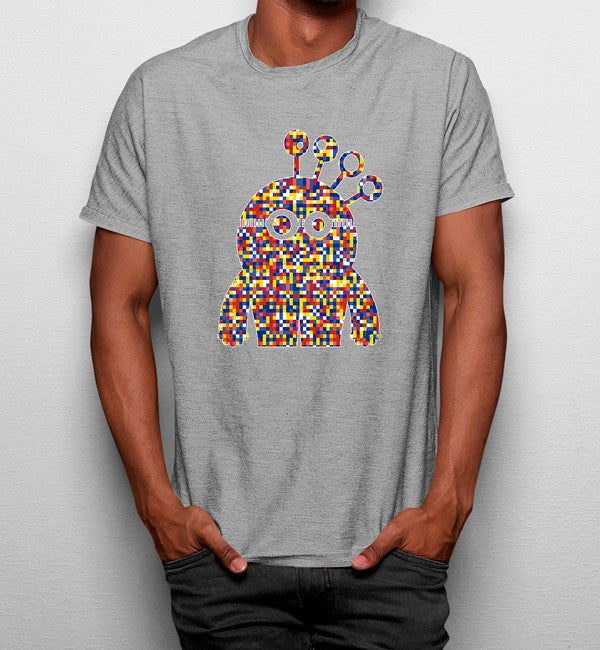 Camiseta Robot Muñeco Colorido