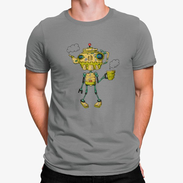 Camiseta Robot Taza Café