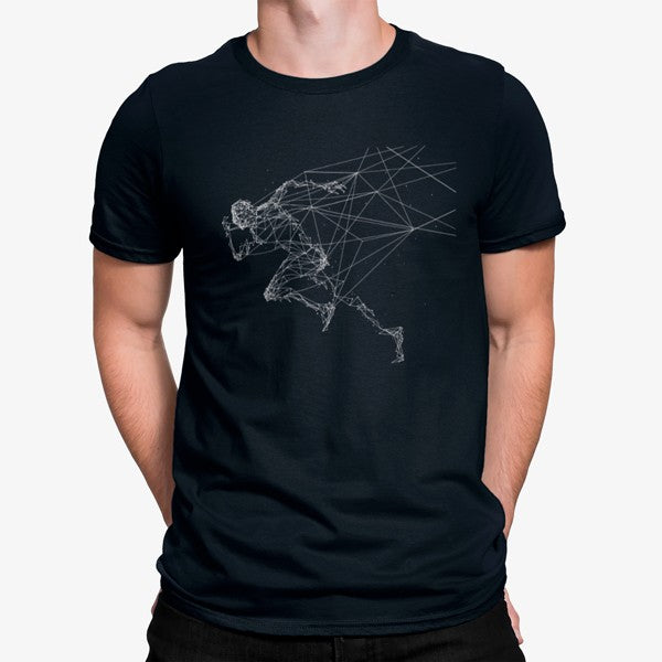 Camiseta Correr Hombre Líneas