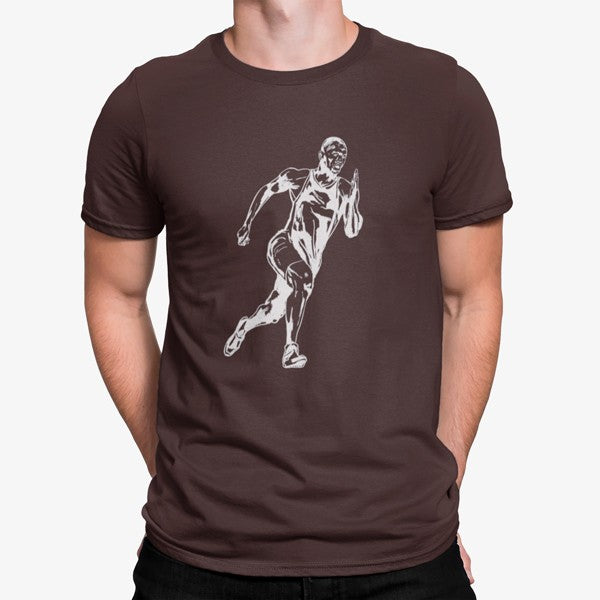 Camiseta Correr Minimalista Dibujo
