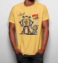 Camiseta Robot Mi Héroe Dibujo Mono