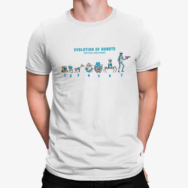 Camiseta Evolución De Los Robots