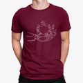 Camiseta Mano Robot Con Ciclista