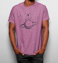 Camiseta Astronauta Bici En Saturno