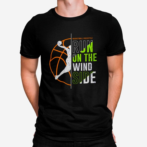 Camiseta Baloncesto Corre En El Lado Del Viento