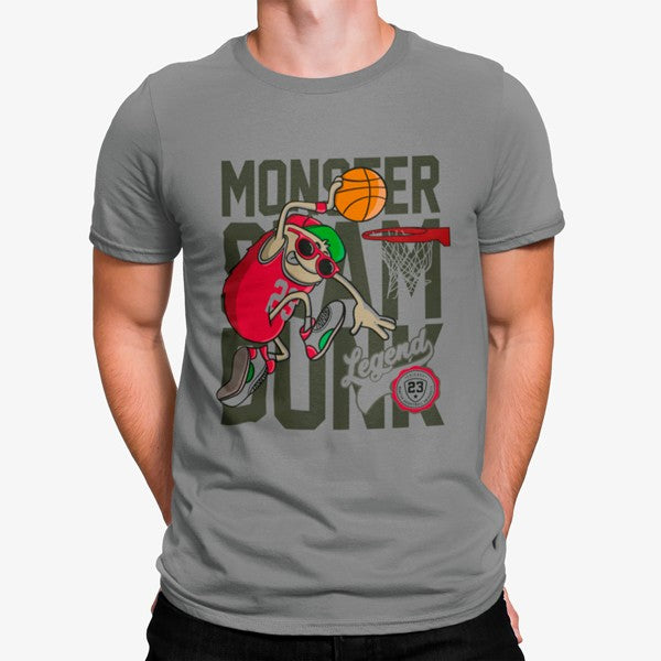 Camiseta Baloncesto Monstruo Divertido