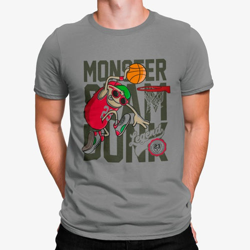 Camiseta Baloncesto Monstruo Divertido
