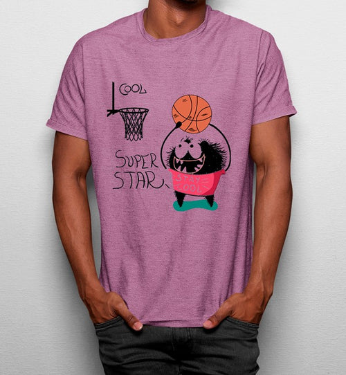 Camiseta Baloncesto Super Star Dibujo