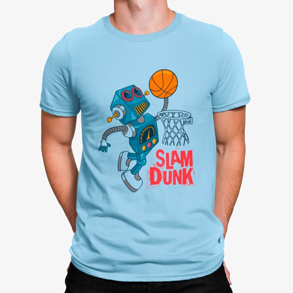 Camiseta Robot Bloncesto Slam Dunk