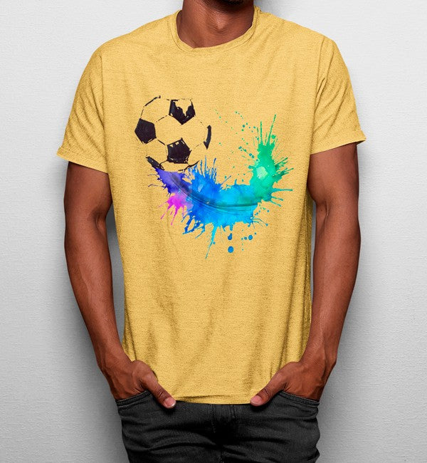 Camiseta Balón de Fútbol Colorido