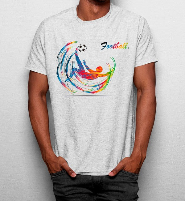 Camiseta Fútbol Balón Colorido