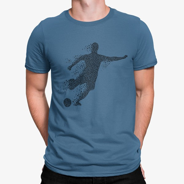 Camiseta Jugador De Fútbol Puntillismo