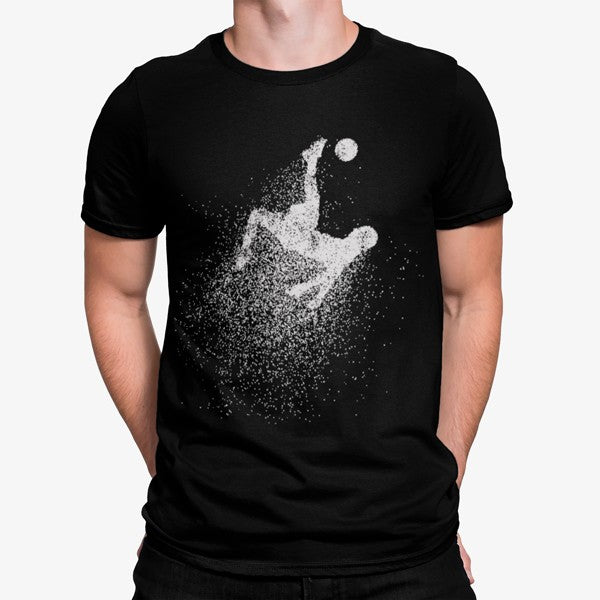Camiseta Jugador De Fútbol Puntillismo Minimalista