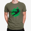 Camiseta Jugador De Fútbol Artistico Colorido Divertido
