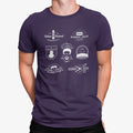 Camiseta Símbolos Hipster