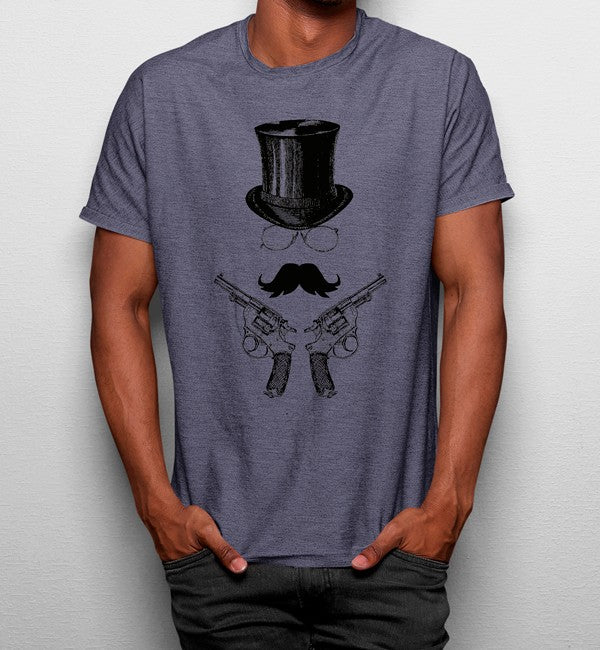 Camiseta Pistolero Con Sombrero