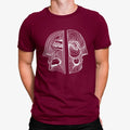 Camiseta Cara Artística Divertido Geométrico
