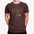 Camiseta Cara Artístico Colorido