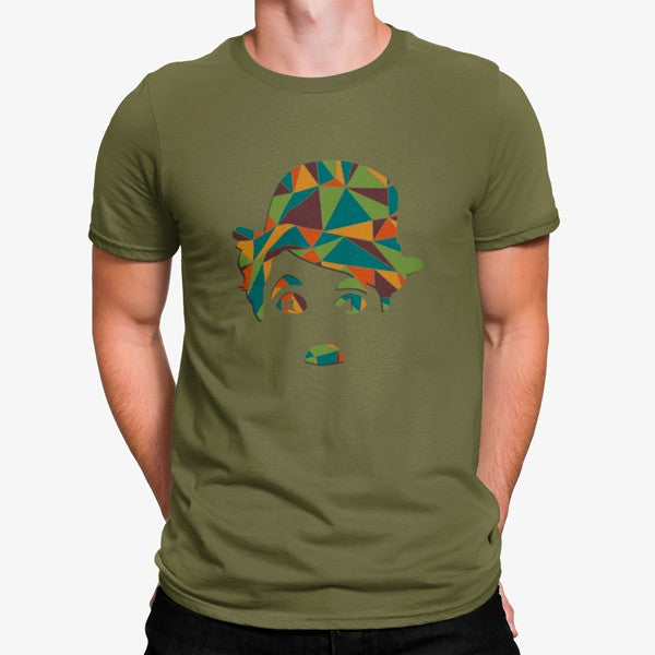 Camiseta Charlie Chaplin Geometrico