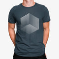 Camiseta Cubo Lineas Geometrico