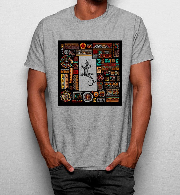 Camiseta Lagarto Simbolos Etnicos