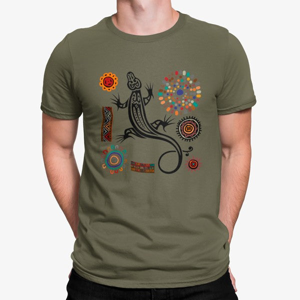 Camiseta Sol Lagarto Etnico
