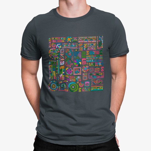 Camiseta Simbolos Etnicos Divertidos