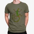 Camiseta Lagarto Etnico Dibujo Colorido