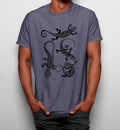 Camiseta Cuatro Lagartos Divertidos
