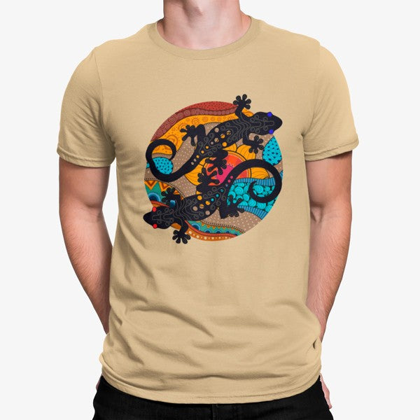 Camiseta Dos Lagartos Coloridos
