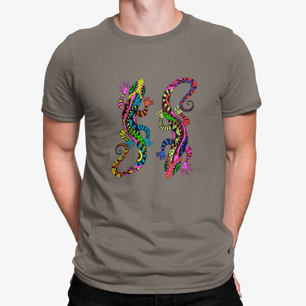 Camiseta Dos Lagartos Coloridos