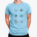 Camiseta Iconos Indios Coloridos
