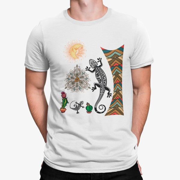 Camiseta Lagarto Cactus Luna
