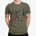 Camiseta Lagarto Dibujo Sabana Artistico