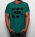 Camiseta Cámara Fotográfica Vintage