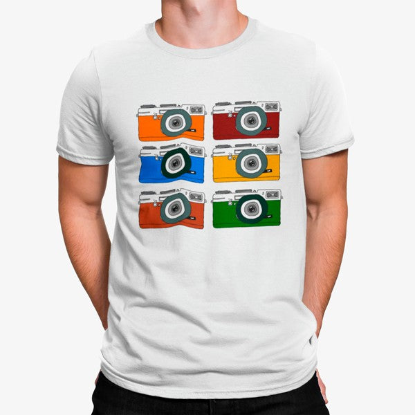 Camiseta Cámara Coloridas
