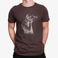 Camiseta Hombre Con Una Cámara Minimalista