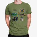 Camiseta Simbolos Cámara Divertidos