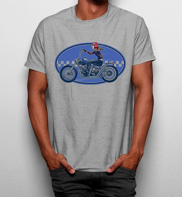 Camiseta Mujer En Moto