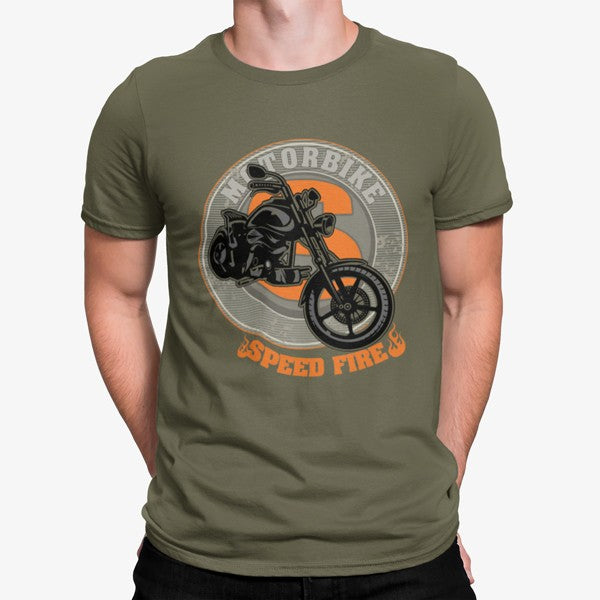 Camiseta Moto Speed Fire Velocidad