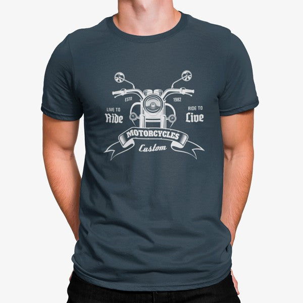 Camiseta Moto Ride To Live