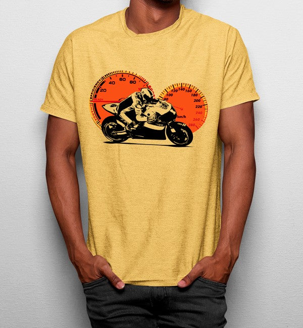 Camiseta Moto Hombre Acelerando