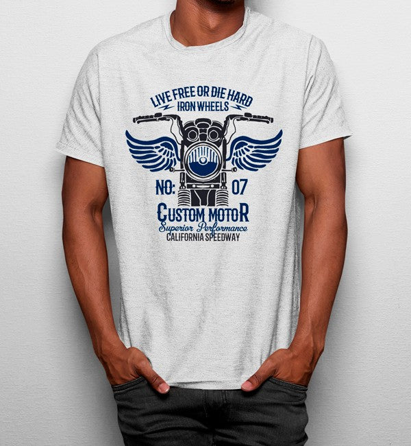 Camiseta Moto Con Alas