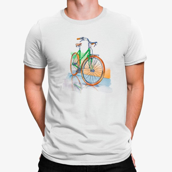 Camiseta Bici Colorido Divertido